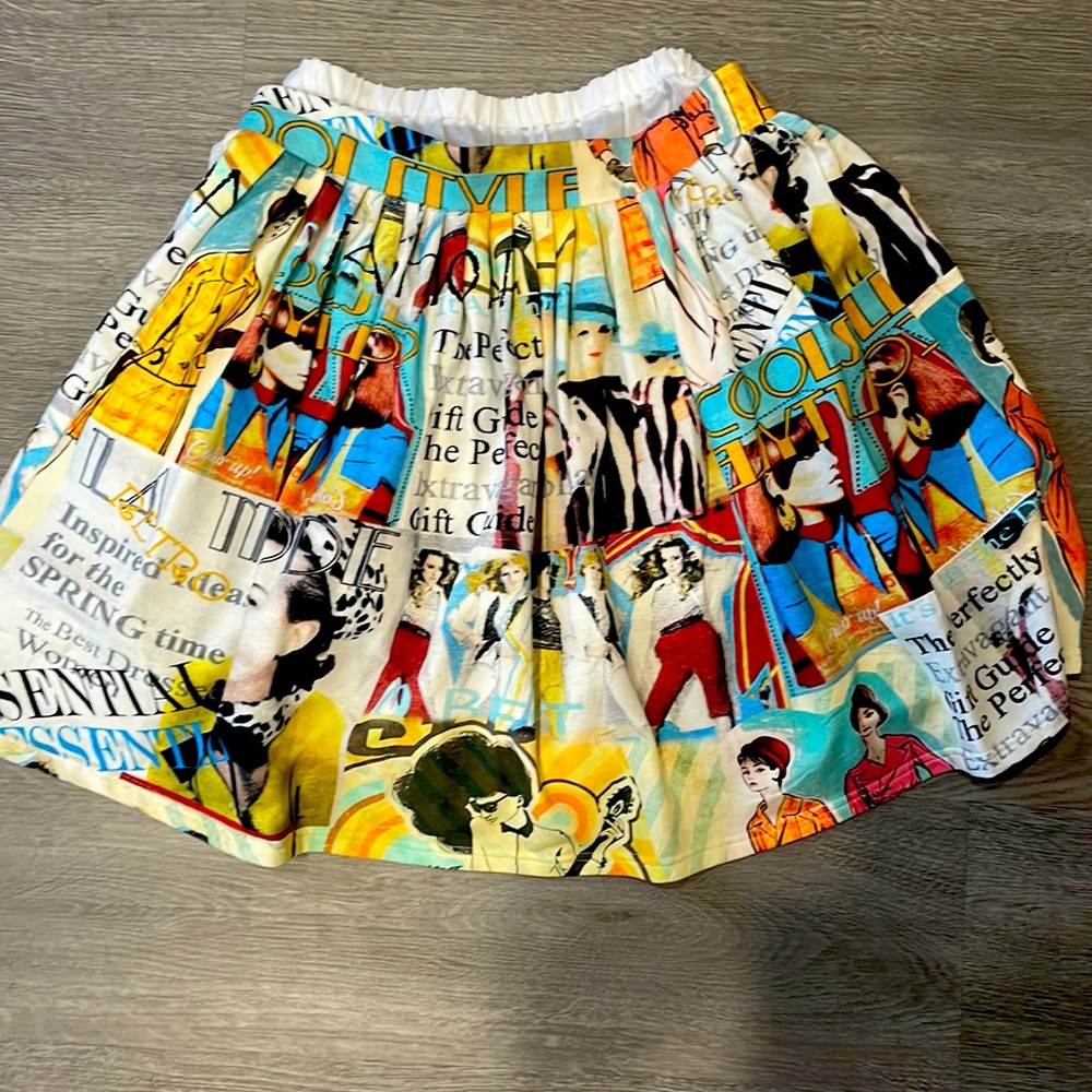 Funky skirt with underneath